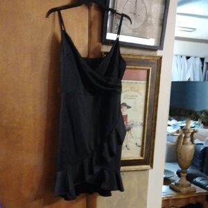 Elegant Black Dress New Sz XL